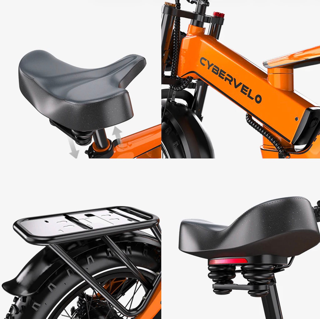 Foldable Electric Bike 100Mile - 36mph - Low Stock