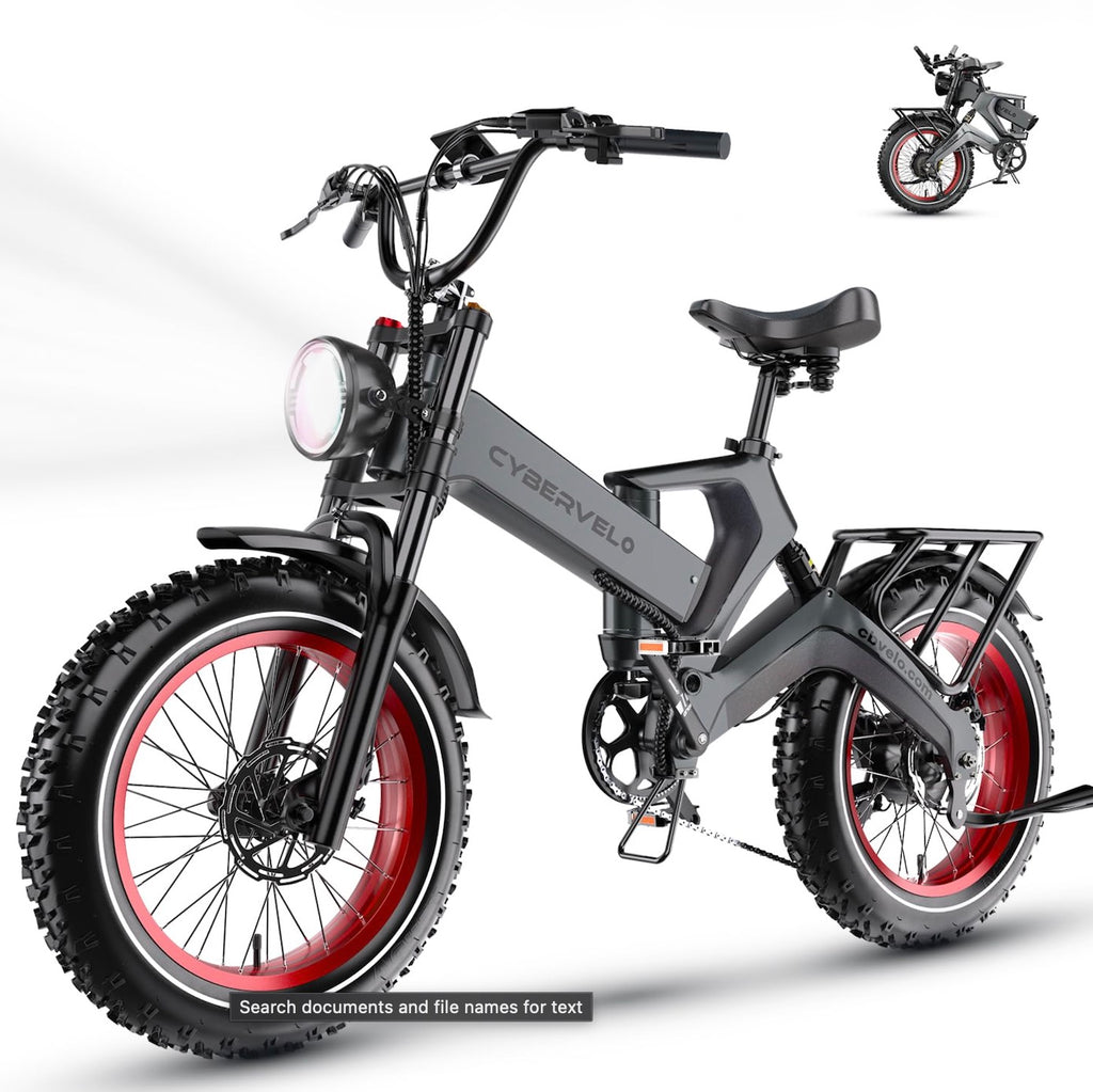 Foldable Electric Bike 100Mile - 36mph - Low Stock