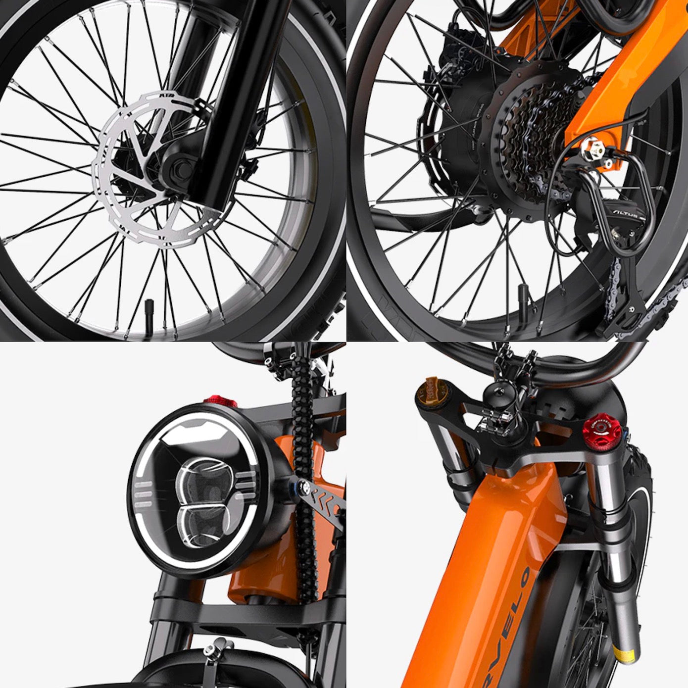 Foldable Electric Bike 100Mile - 36mph - Low Stock